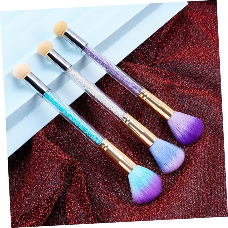 Dual Head Nail Art Brush Professional Gradient Sponge Rhinestone Application Manicure Tool - Image 5